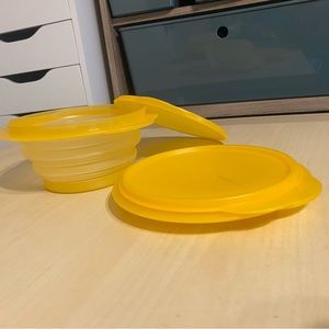 Tupperware expandable bowl